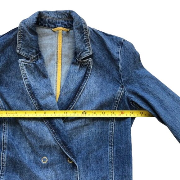 Vintage Y2K United Color of Benetton denim jacket blazer - Picture 16 of 16
